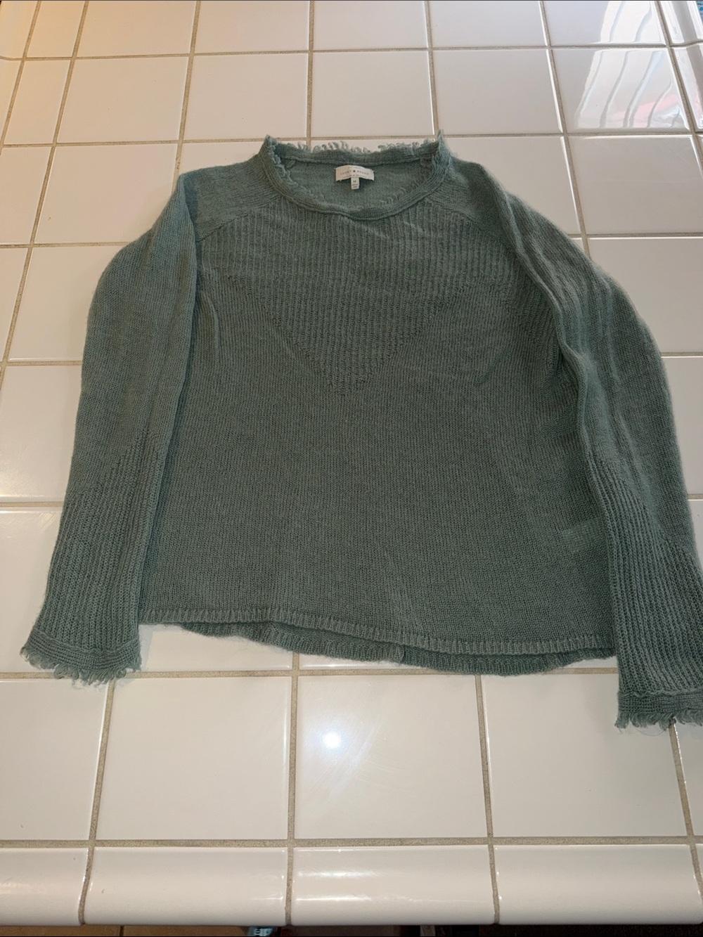 Lucky Brand Rayne wool blend pullover sweater Medium 🐈‍⬛ mint color
